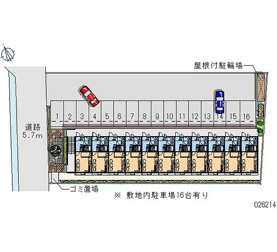 ★手数料０円★静岡市葵区与一　月極駐車場（LP）